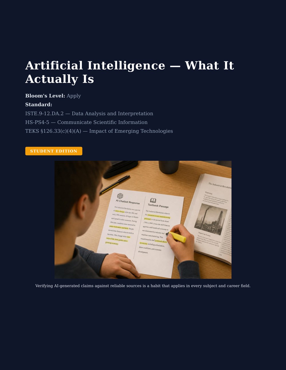 Artificial Intelligence — What It Actually Is