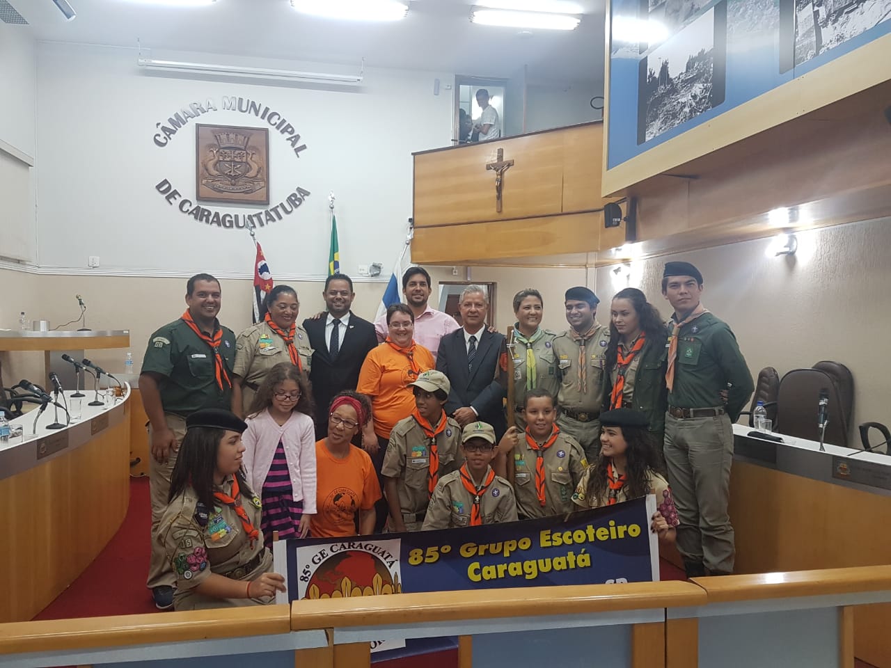 Vereadores aprovam projeto que declara de utilidade pública o Grupo de Escoteiro Caraguatá