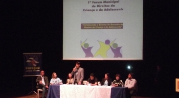Presidente da Câmara participa de Fórum dos Direitos da Criança e do Adolescente