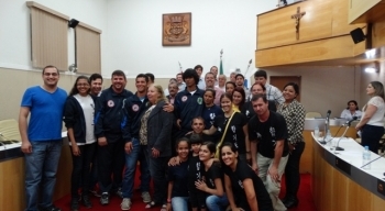 Câmara homenageia atletas campeões de Hapkido