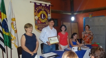 Presidente da Câmara recebe homenagem do Lions