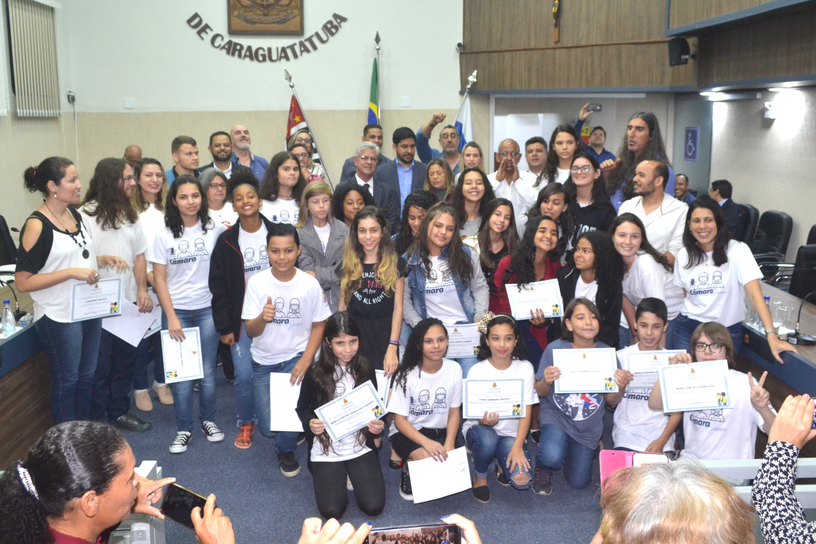 Câmara realiza solenidade de encerramento do programa Jovem Legislador