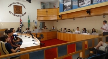 Câmara recebe reunião de Jovens Vereadores