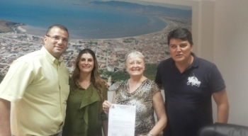 Presidente e 1º Secretário recebem personalidade mundial