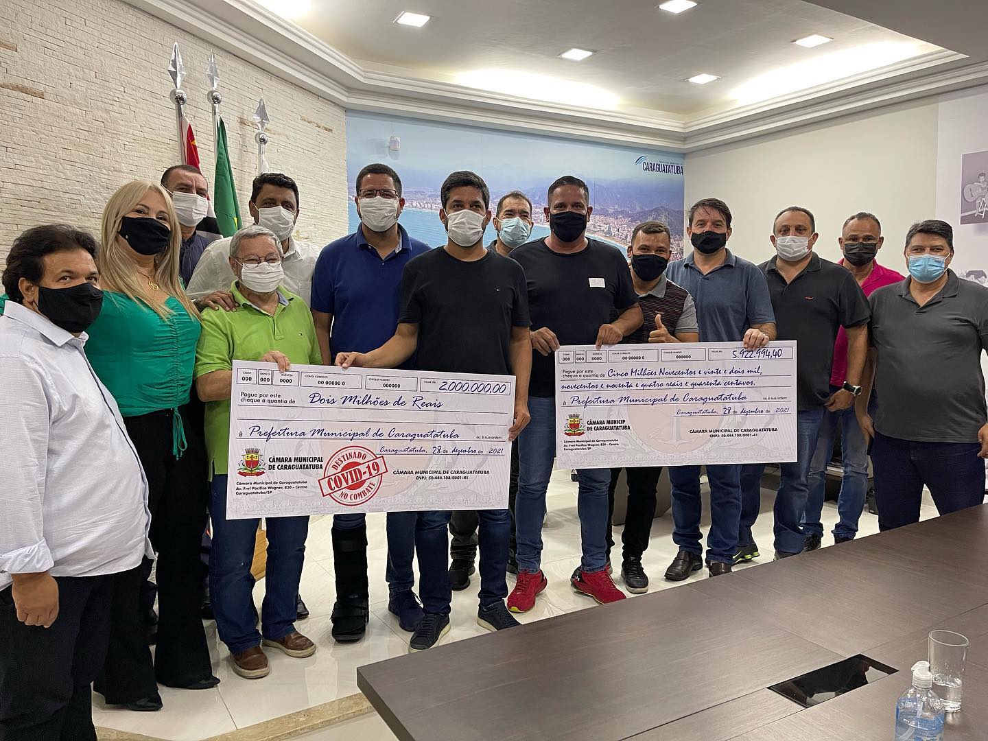 Vereadores devolvem R$ 8 milhões para a Prefeitura de Caraguatatuba