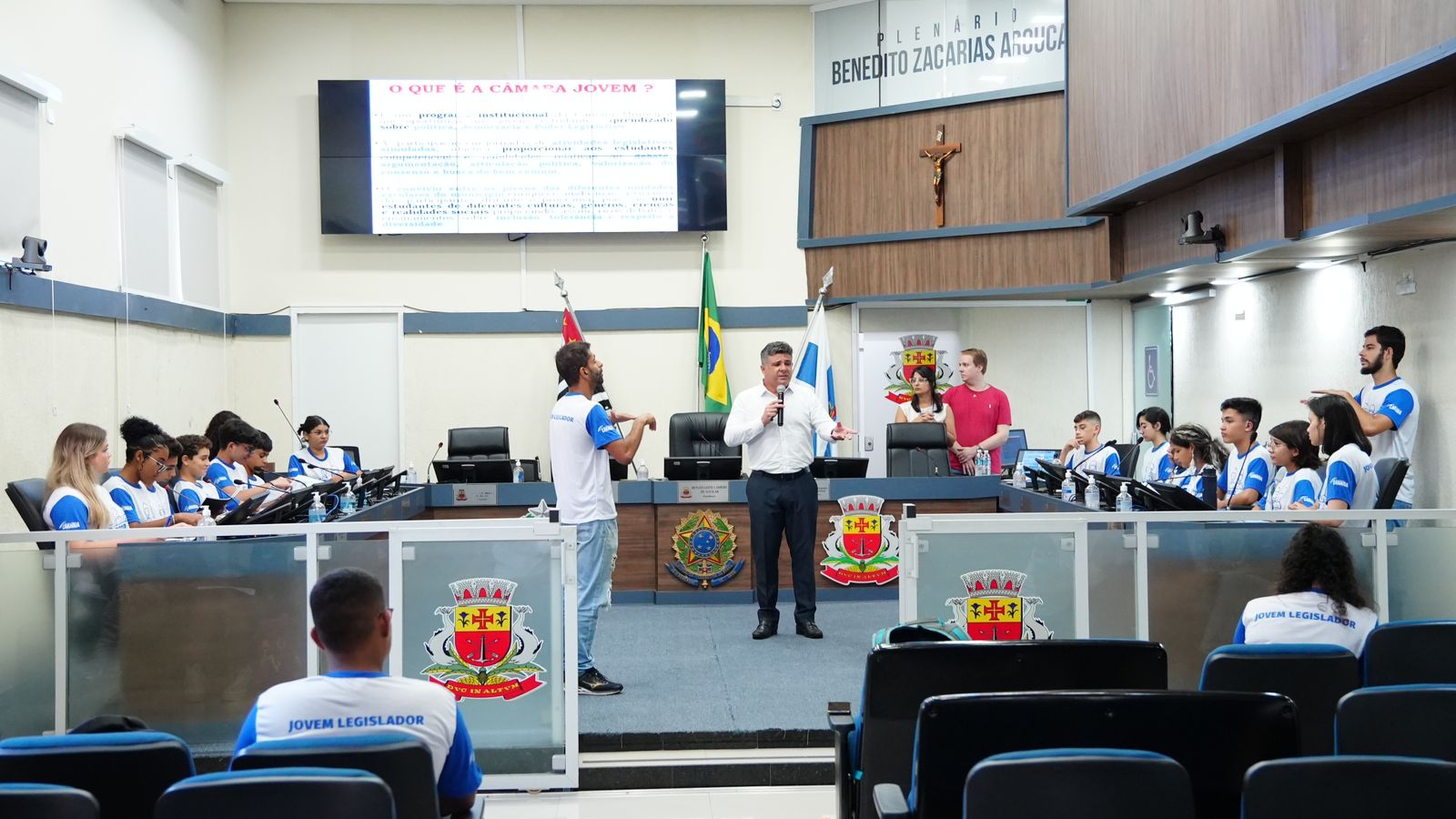 Câmara Jovem: Jovens vereadores participam de terceira reunião preparatória na Câmara Municipal