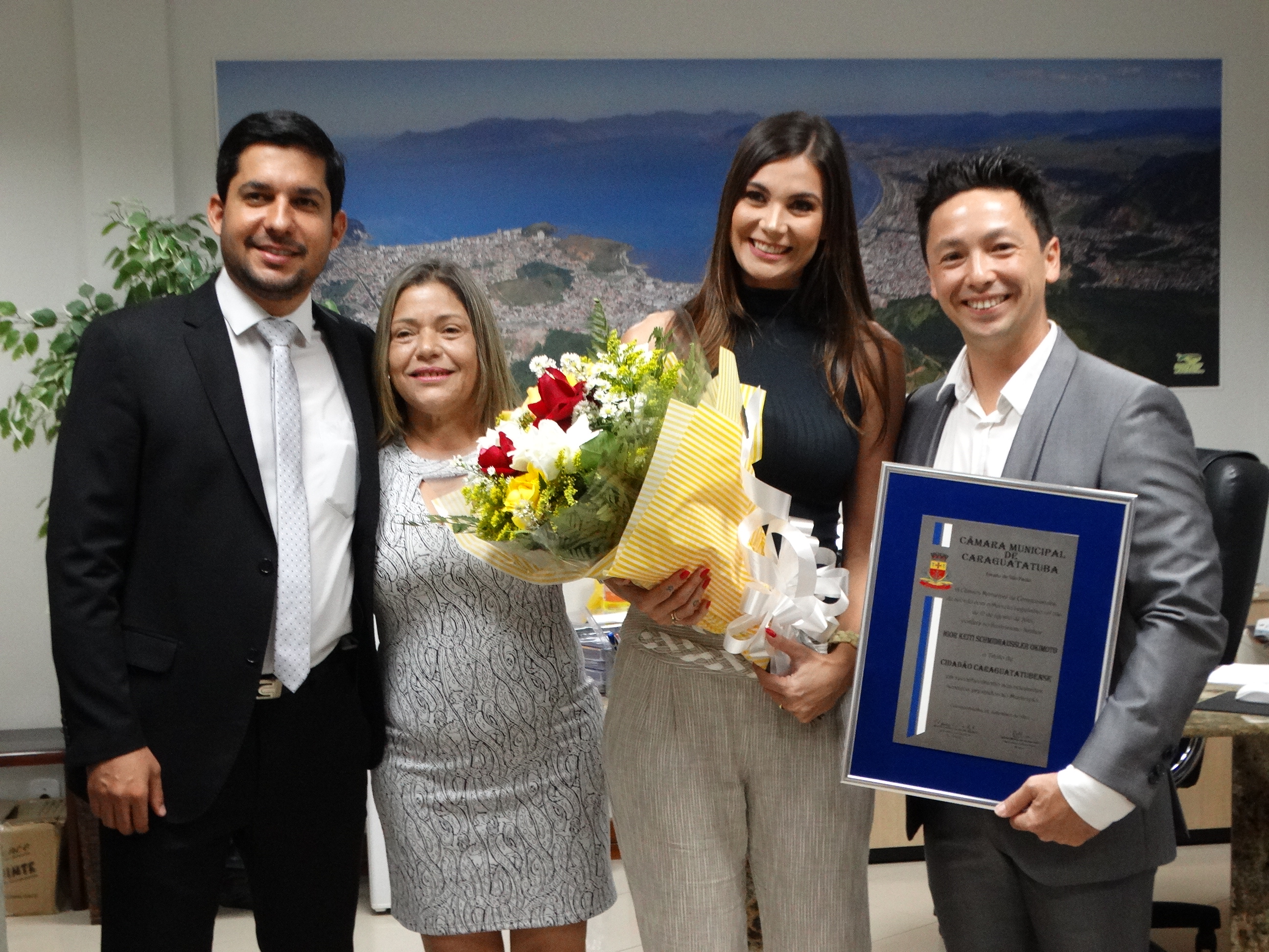 Título de Cidadão Caraguatatubense é concedido a Igor Okimoto