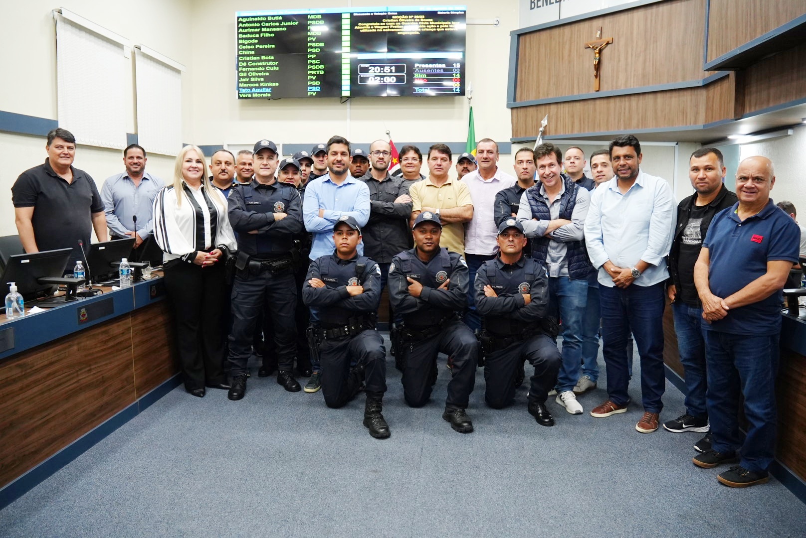 Câmara Municipal aprova Moção de Congratulação para GCM