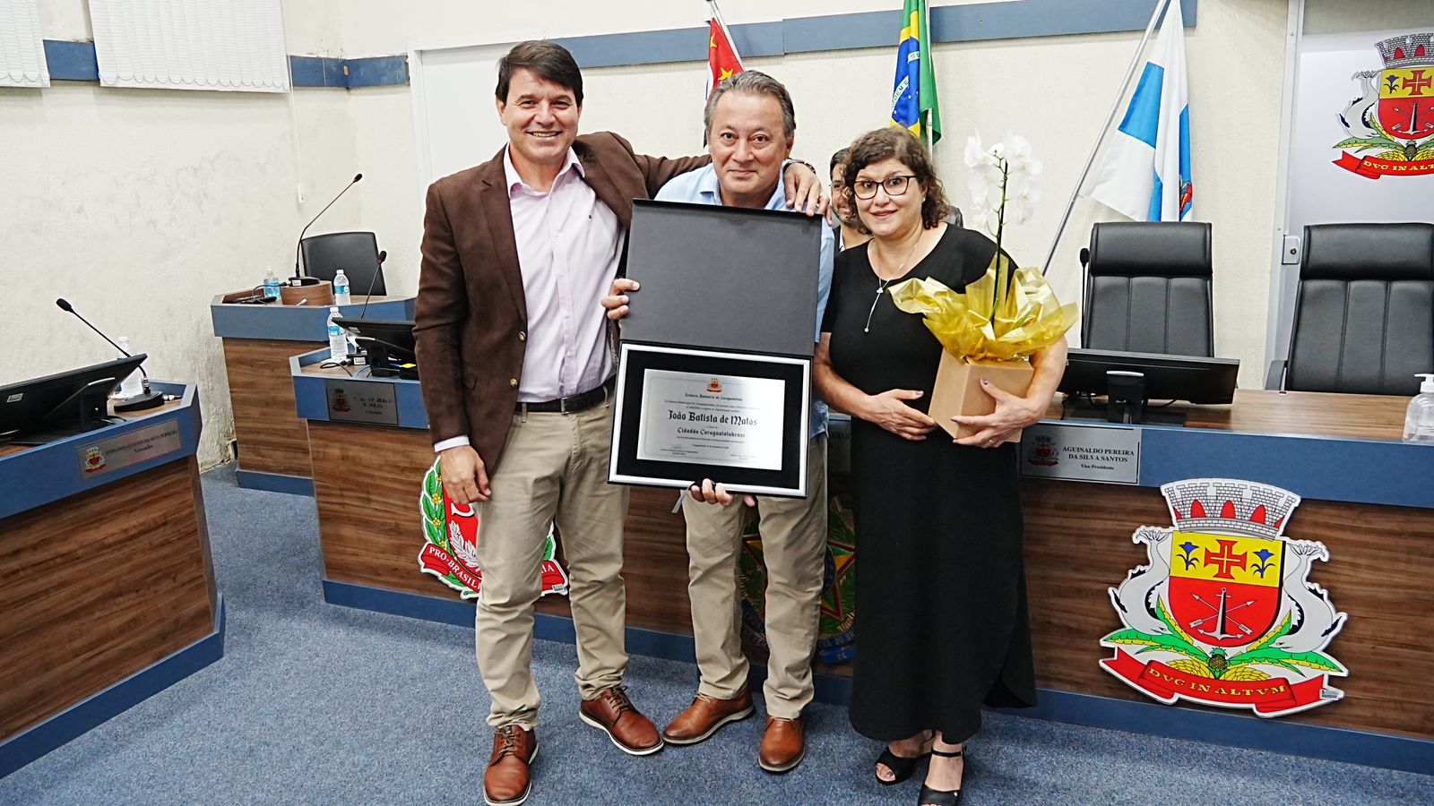 João Batista de Matos é homenageado com Título de Cidadão Caraguatatubense