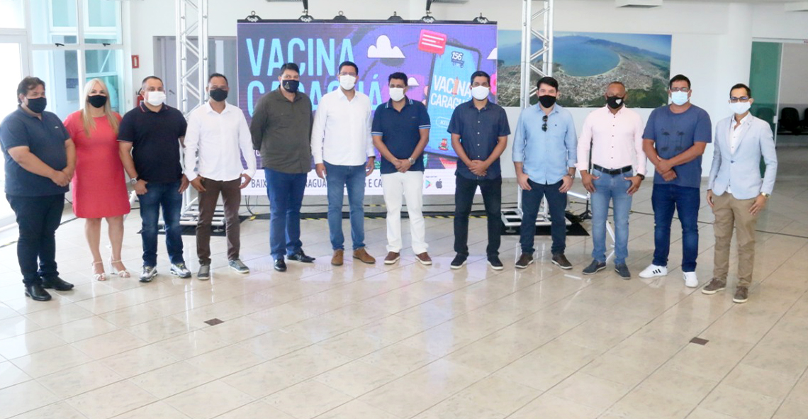 Câmara participa do lançamento do aplicativo Vacina Caraguá