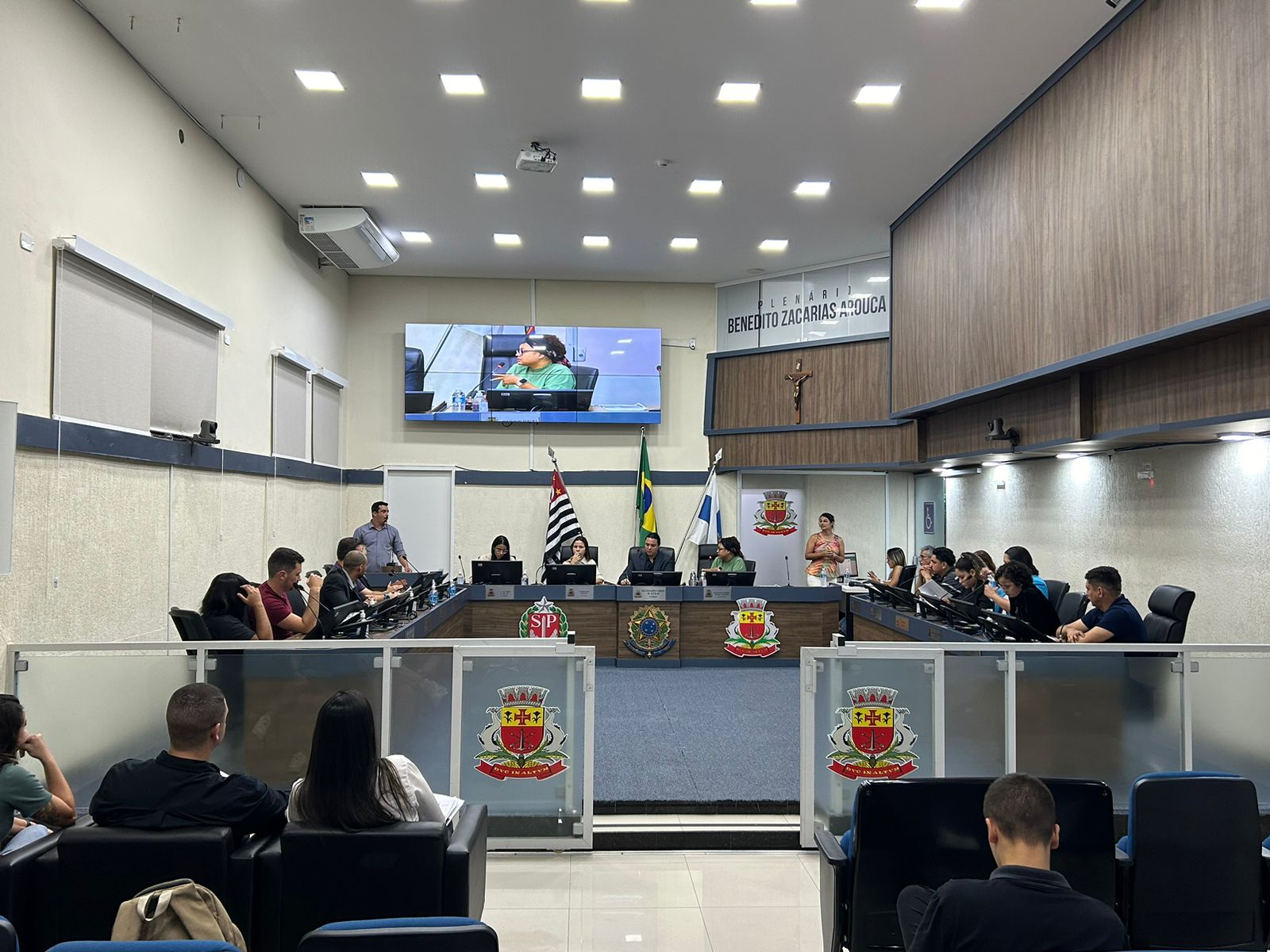 Estudantes do Centro Universitário Módulo participam de encontro da Câmara Universitária