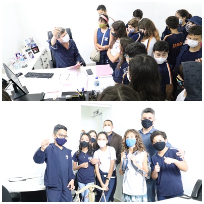 Alunos do Colégio Tableu participam de visita monitorada na Câmara Municipal