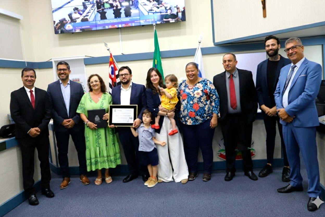 Marco Aurélio Santana Ribeiro recebe Título de Gratidão Caiçara
