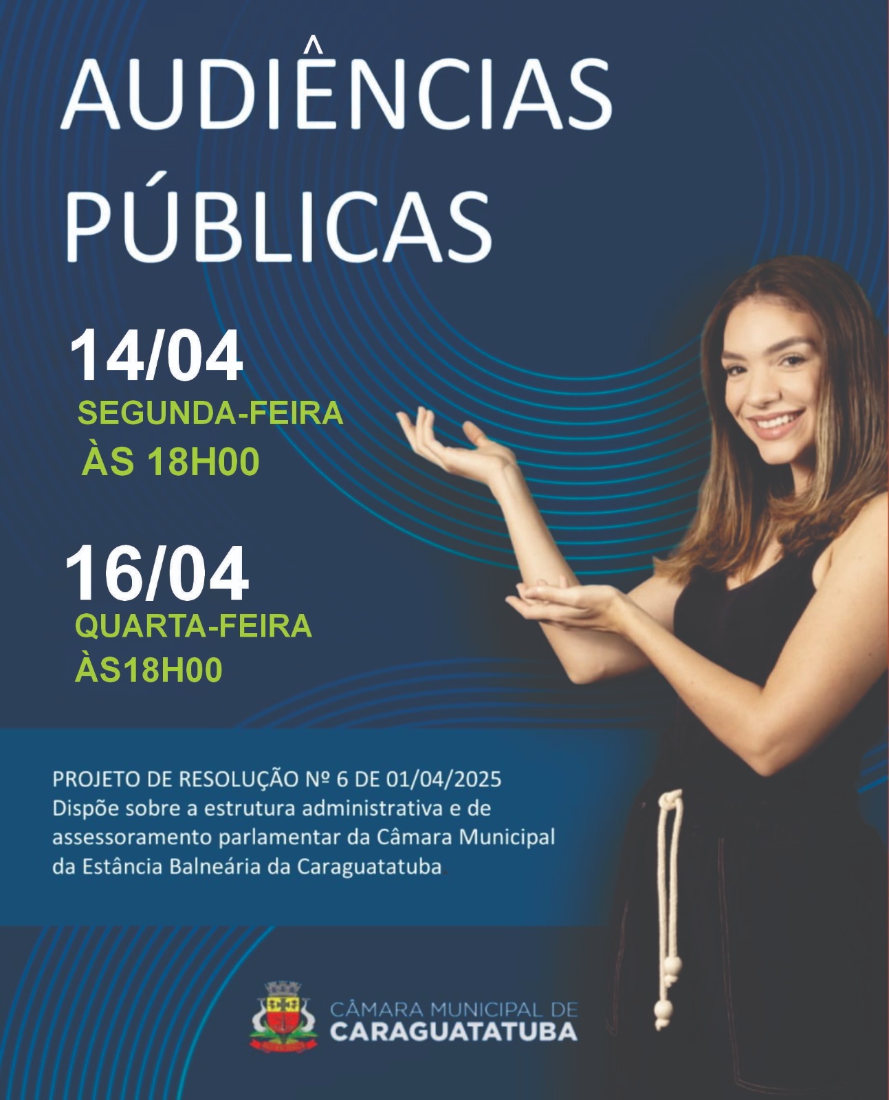 Câmara Municipal de Caraguatatuba realiza primeira Audiência Pública para discutir reforma administrativa nesta segunda-feira