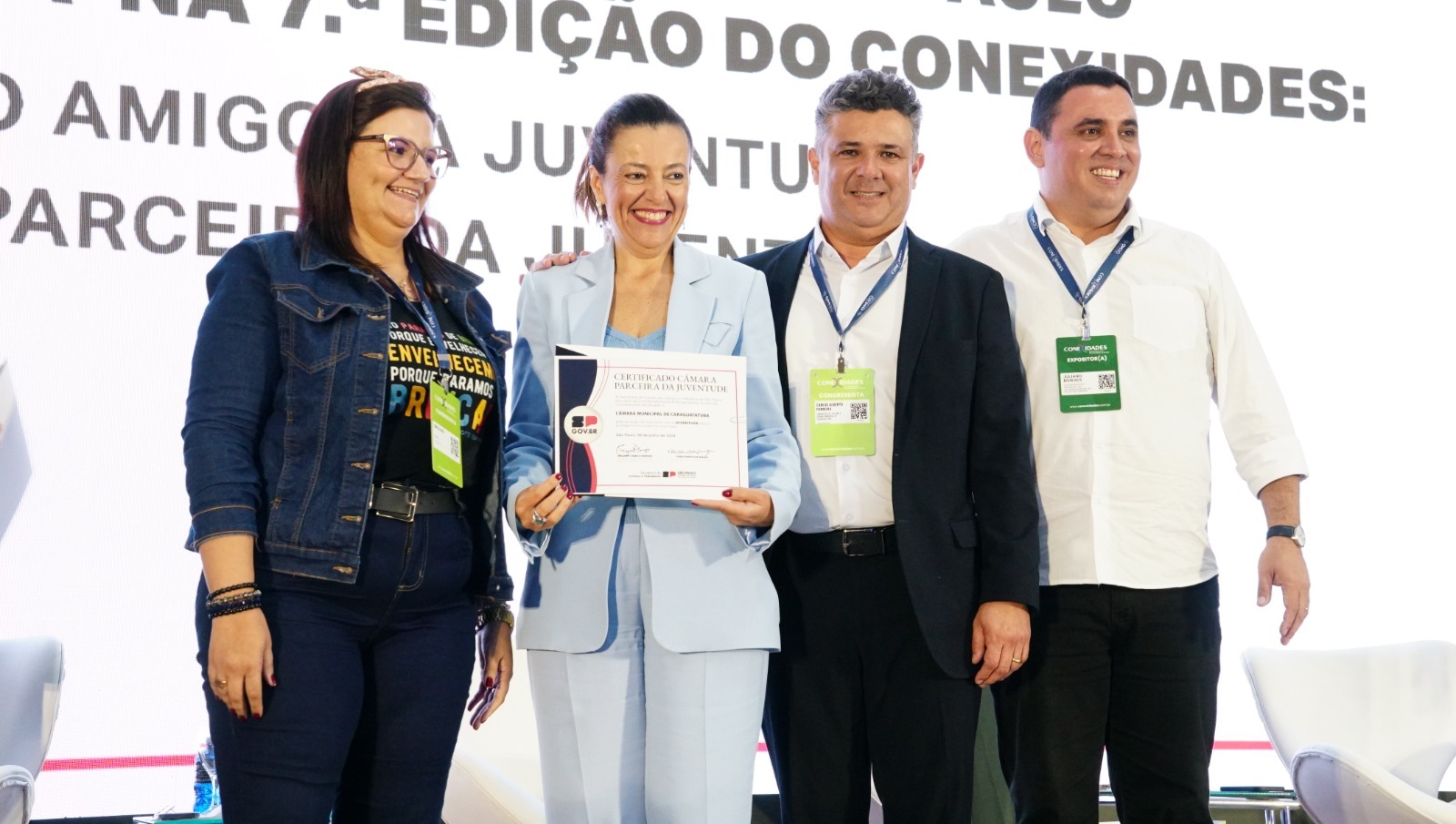 Câmara de Caraguatatuba conquista certificado de “Câmara Parceira da Juventude”