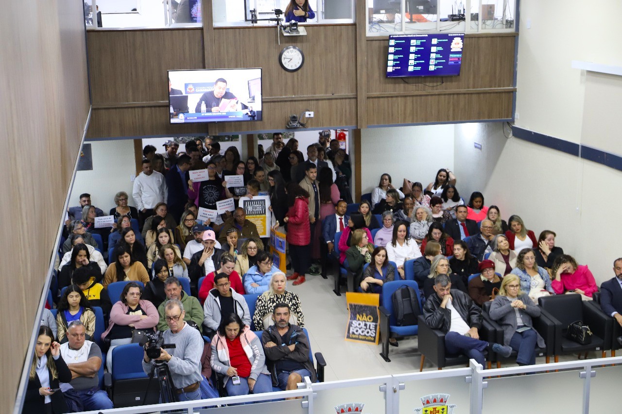 Câmara mantém veto ao projeto sobre fogos com estampido e nova proposta será votada em extraordinária