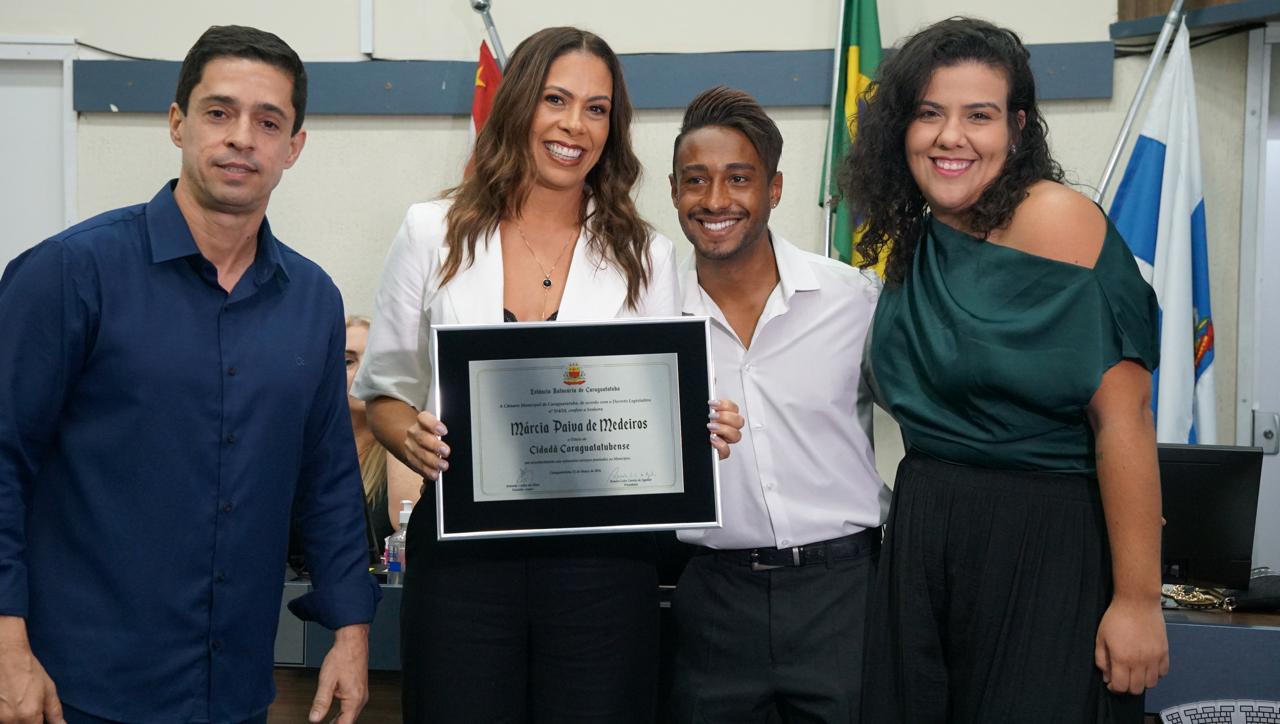 Marcia Paiva de Medeiros é a nova Cidadã Caraguatatubense