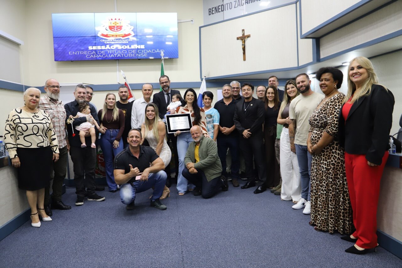 Dr. João Ricardo Marcondes Freitas é homenageado com Título de Cidadão Caraguatatubense
