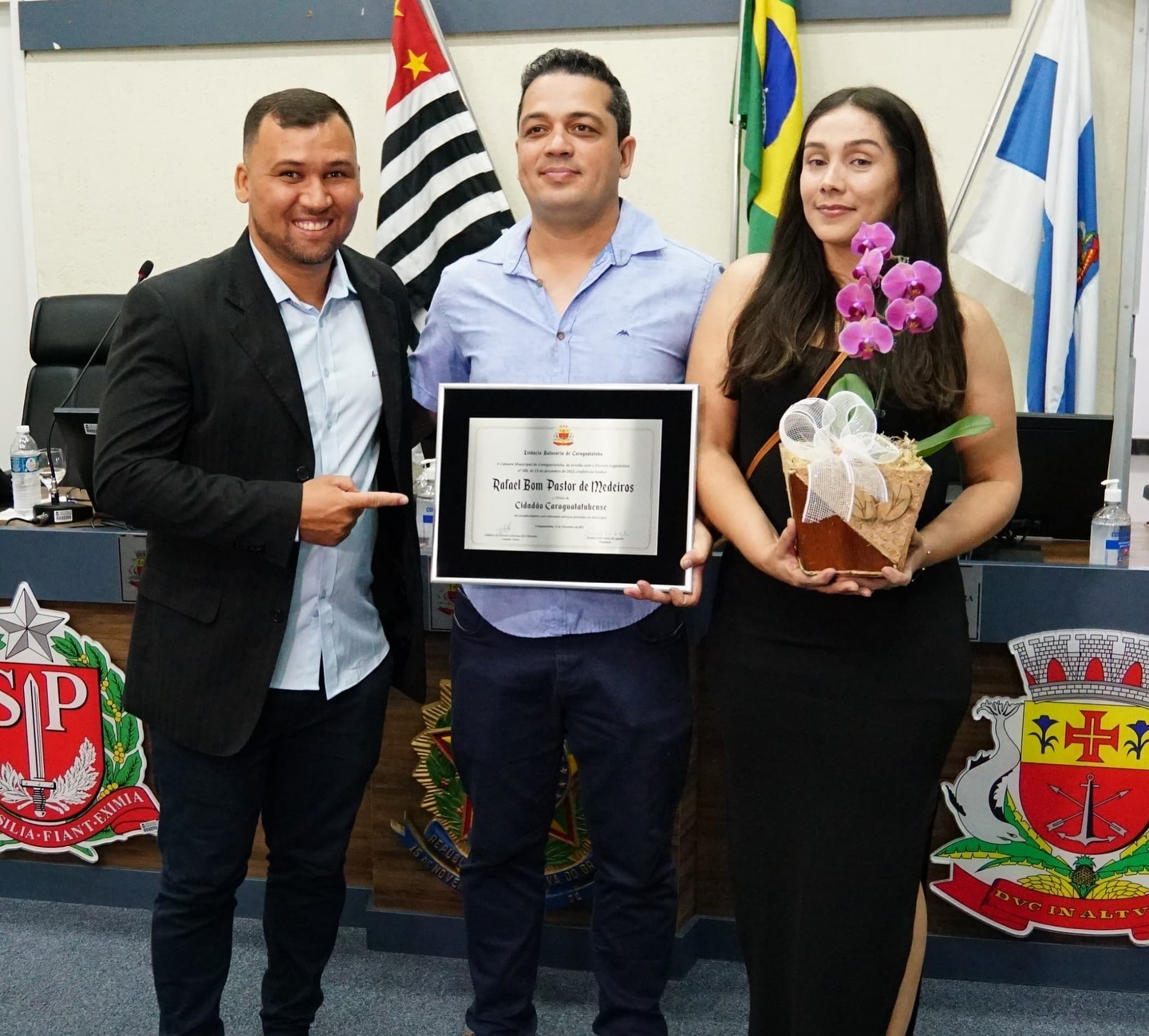 Rafael Bom Pastor de Medeiros é homenageado com Título de Cidadão Caraguatatubense