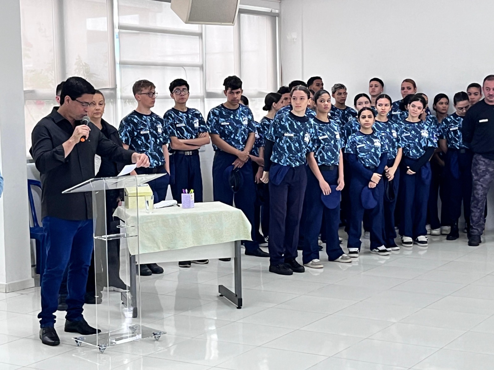 Vereadores participam do início da 7ª turma da Guarda Mirim de Caraguatatuba
