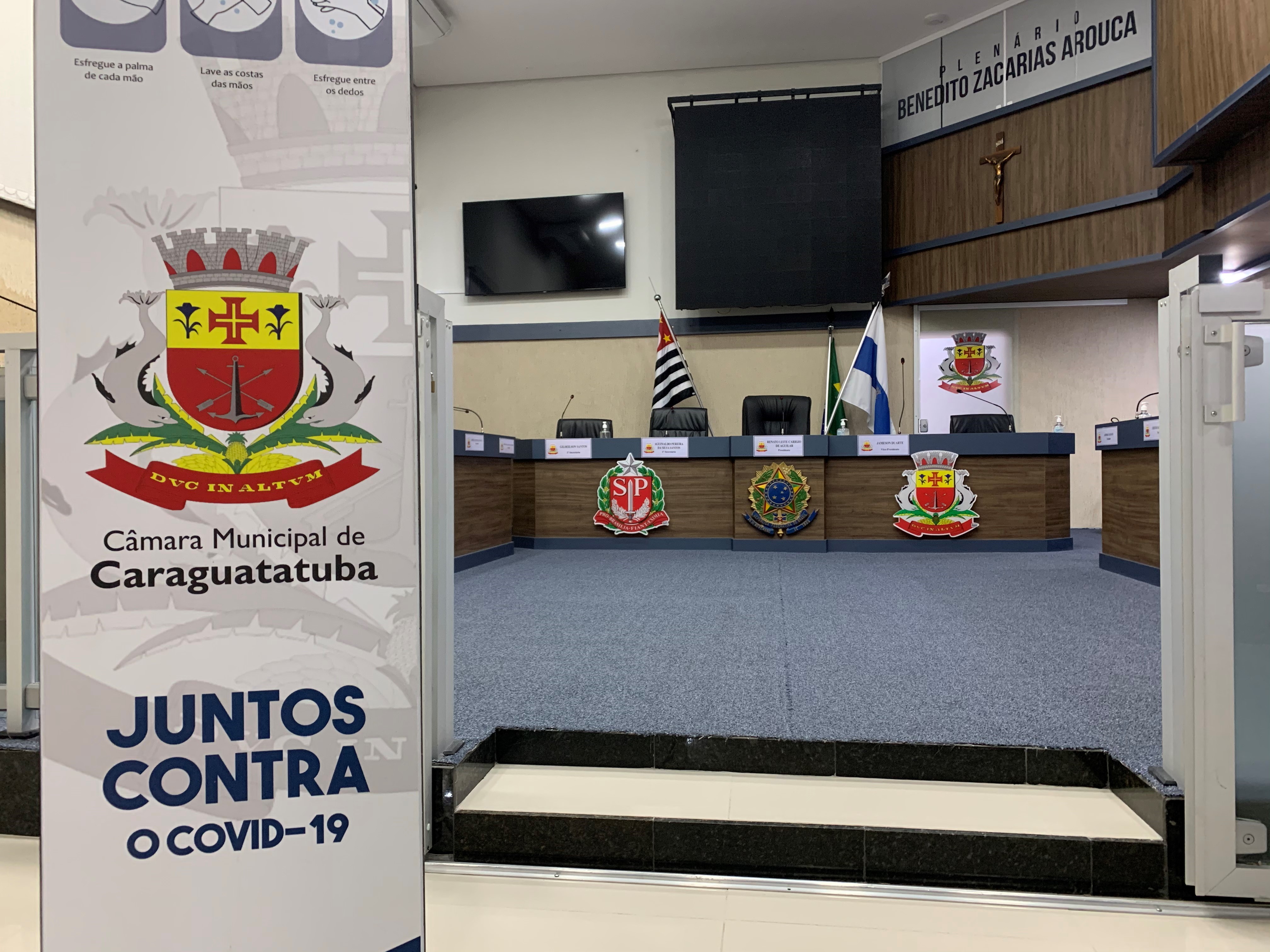 Fase Vermelha Restritiva: Câmara de Caraguá segue com regime especial de funcionamento