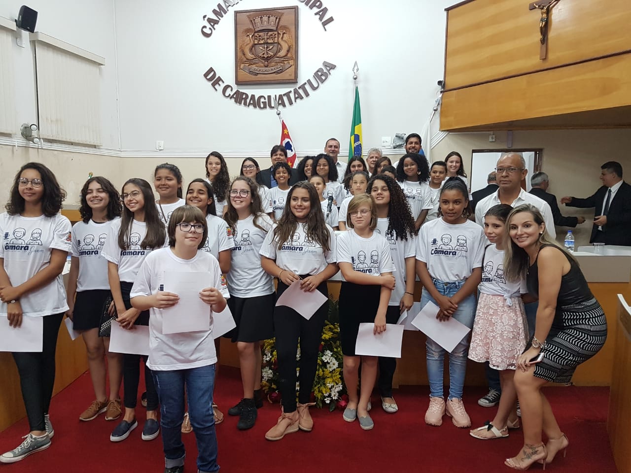 Programa Jovem Legislador realiza solenidade de posse e conhece a nova Presidente