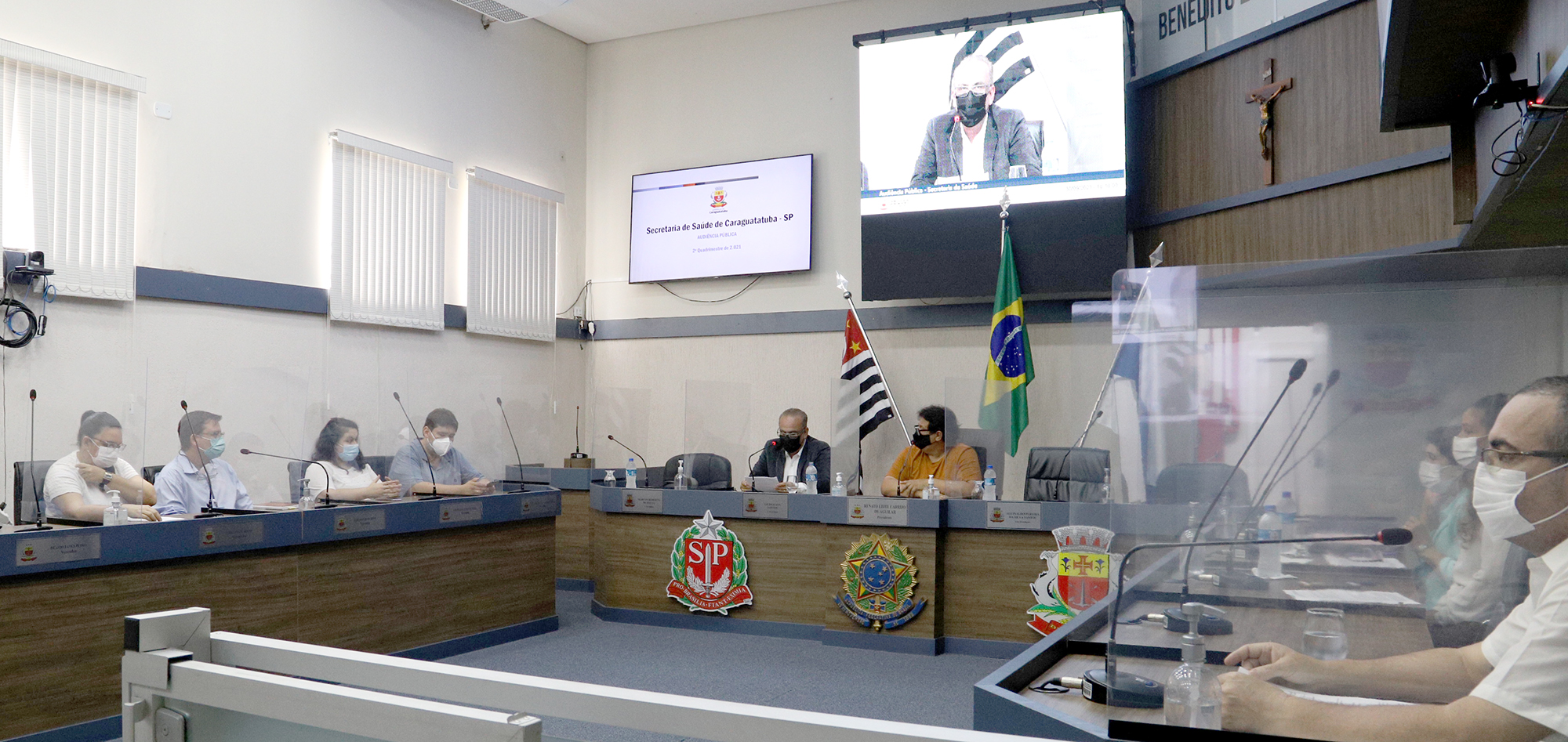 Secretaria de Saúde presta contas do 2º quadrimestre de 2021 na Câmara Municipal