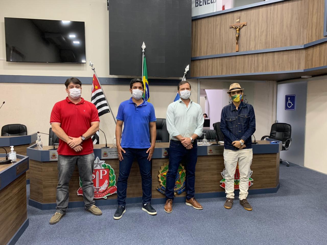 Câmara recebe visita do vice-prefeito de Caraguatatuba