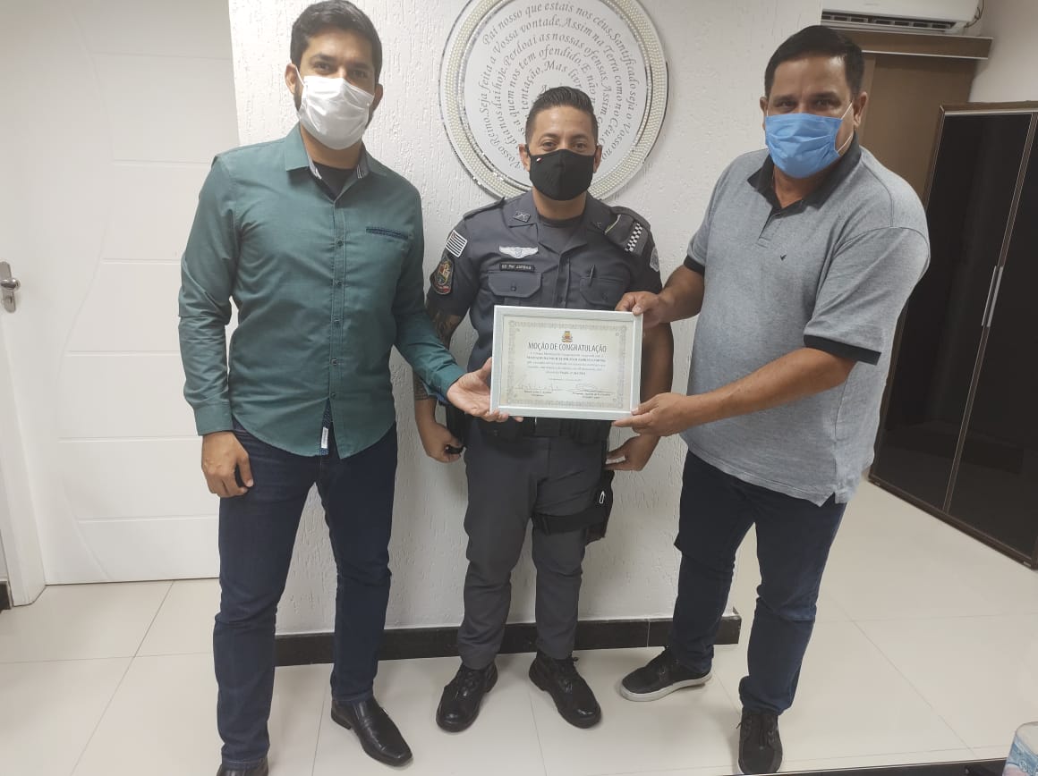 Vereadores aprovam moção de congratulações ao policial militar que impediu tentativa de suicídio