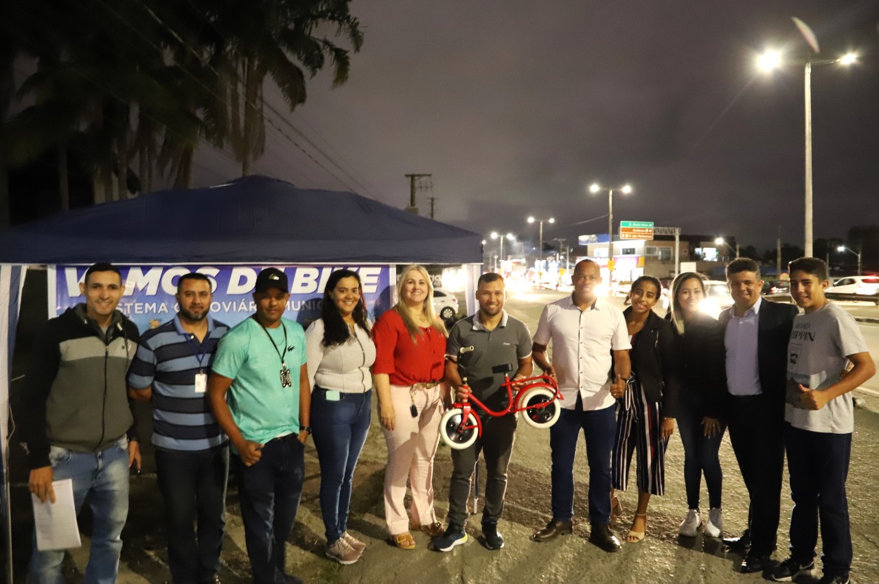 Comissão de Assuntos Relevantes monta ‘Ponto de Sugestão Cicloviário’ no bairro do Porto Novo