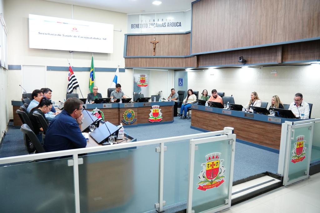 Secretaria de Saúde de Caraguatatuba presta contas na Câmara Municipal