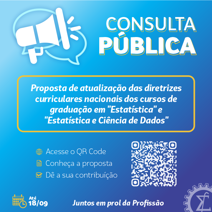 Proposta de atualização das diretrizes curriculares nacionais dos cursos de graduação em "Estatística" e "Estatística e Ciência de Dados"