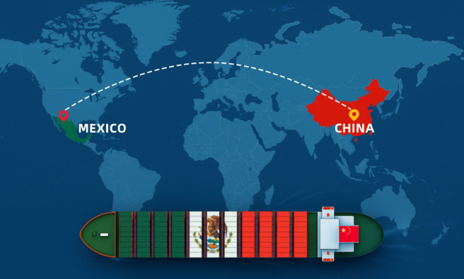 Intercambio de mercancias de china a mexico