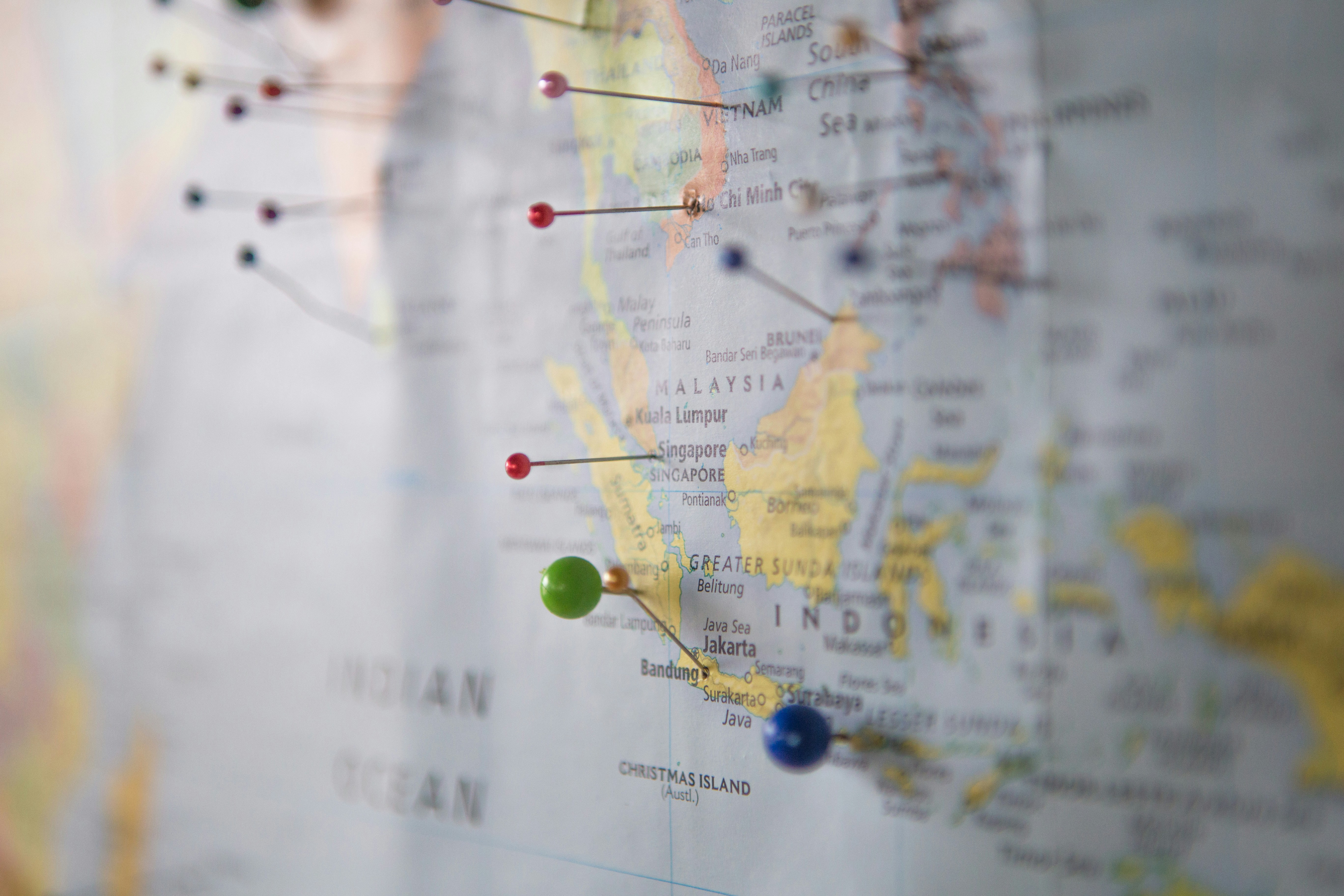 Mapa en donde se muestra Asia