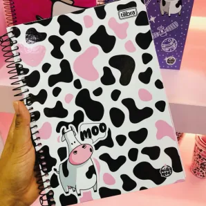 Mascote Milky Moo em ação