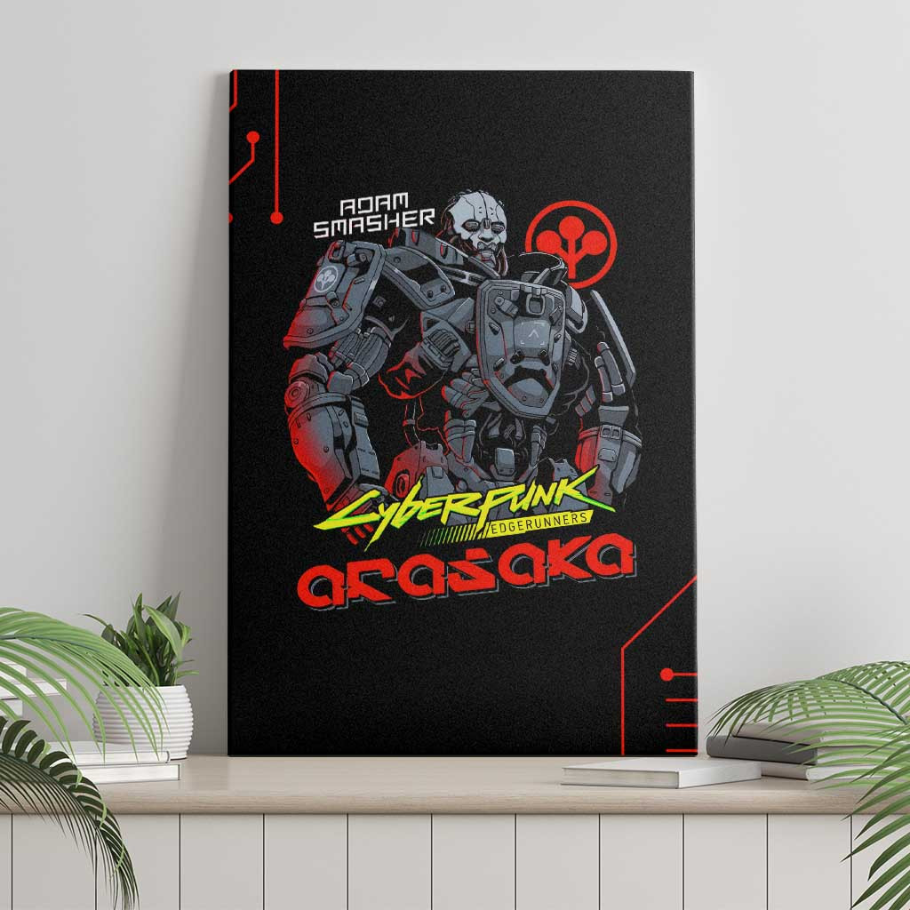 Adam Smasher Cyberpunk Edgerunners Canvas Wall Art Anime Style Ts04