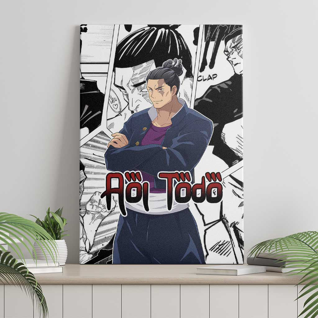Aoi Todo Jujutsu Kaisen Canvas Wall Art Anime Mix Manga Style