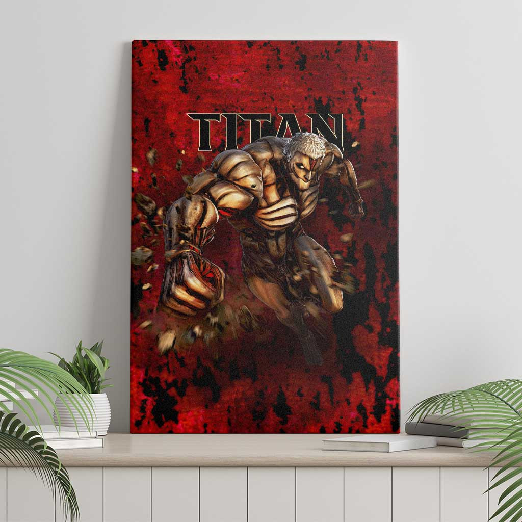 Aot Armored Titan Attack On Titan Canvas Wall Art Anime Style Ts04