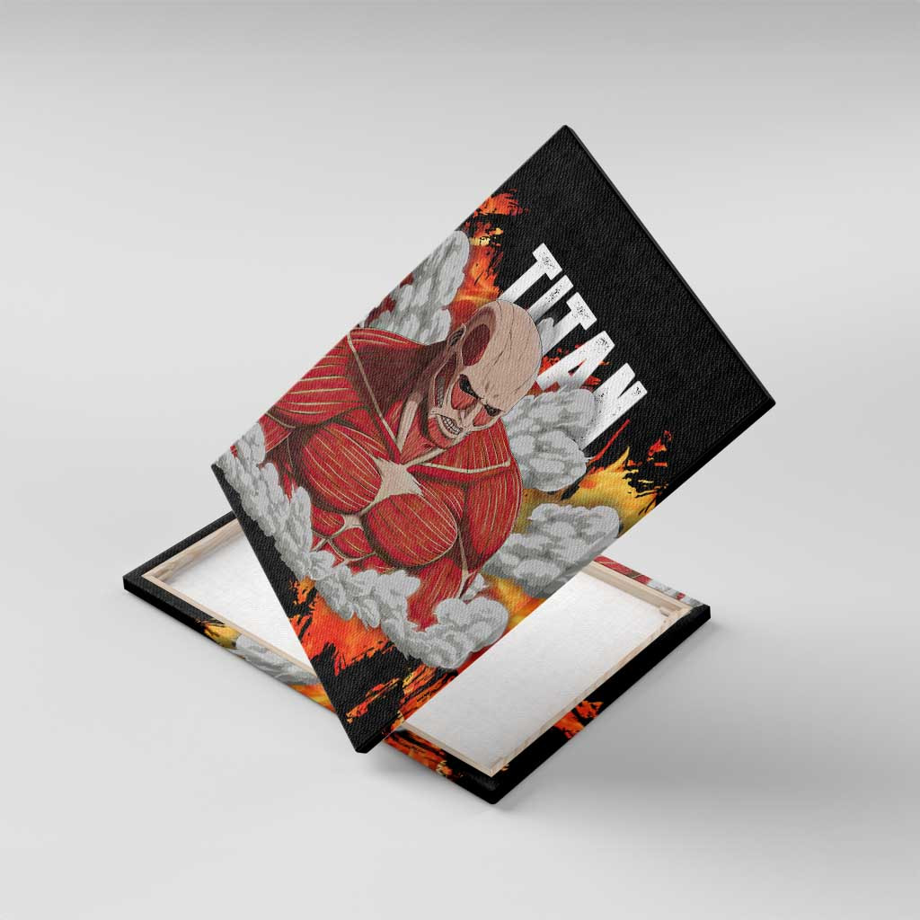 Aot Giant Titan Attack On Titan Canvas Wall Art Anime Style Ts04