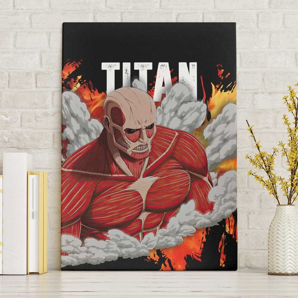 Aot Giant Titan Attack On Titan Canvas Wall Art Anime Style Ts04