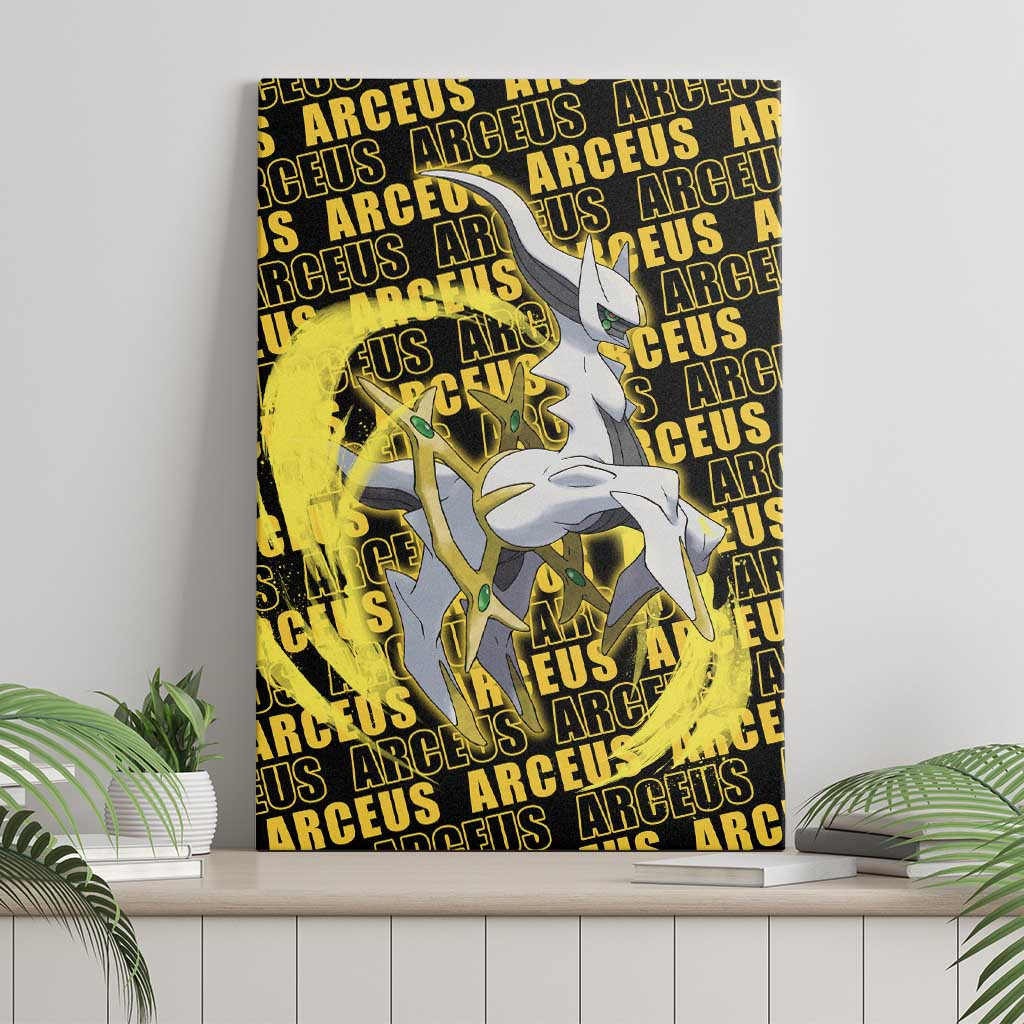 Arceus Pokemon Canvas Wall Art Anime Mix Pattern Style Ts04