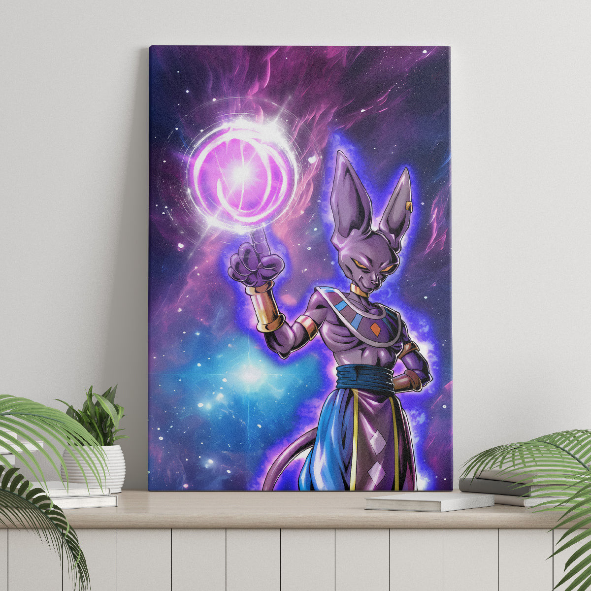 Beerus Dragon Ball Canvas Wall Art