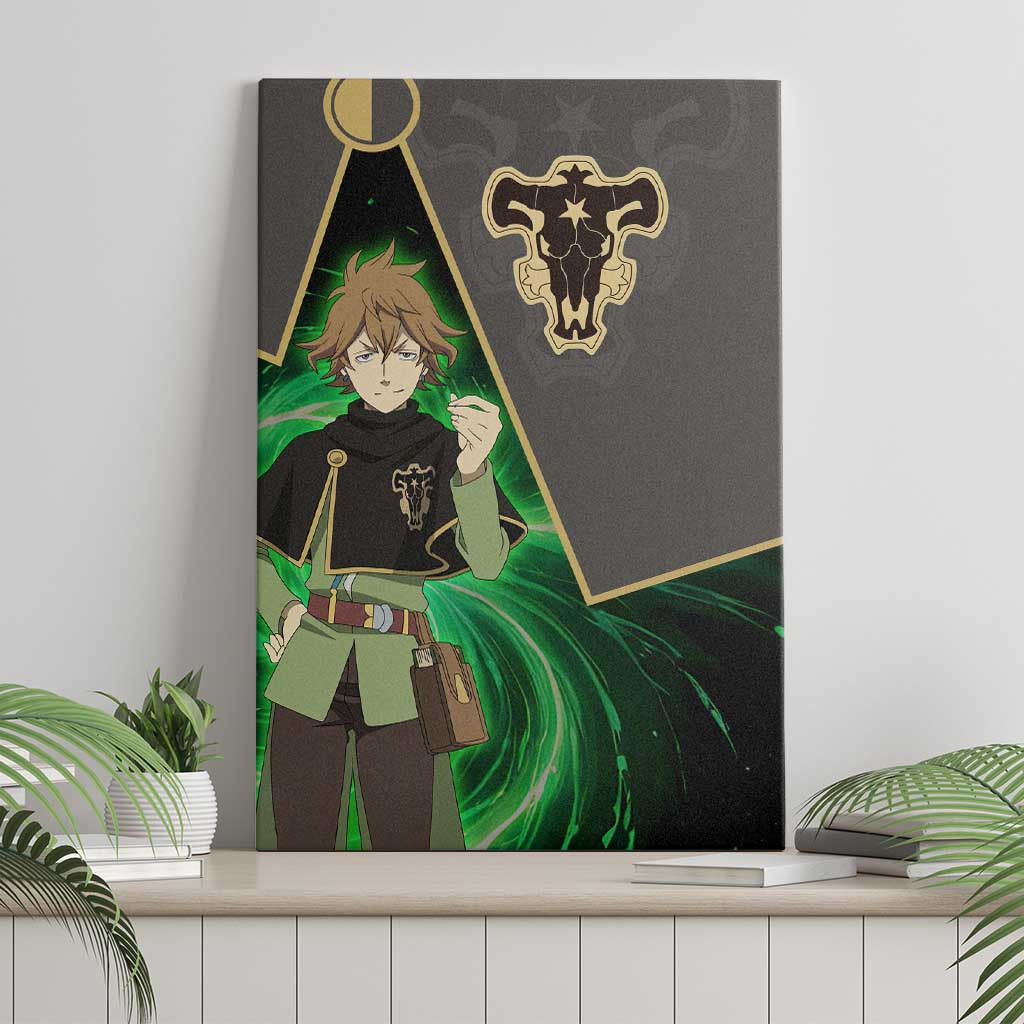 Black Bull Finral Roulacase Black Clover Canvas Wall Art Anime Style Ts04
