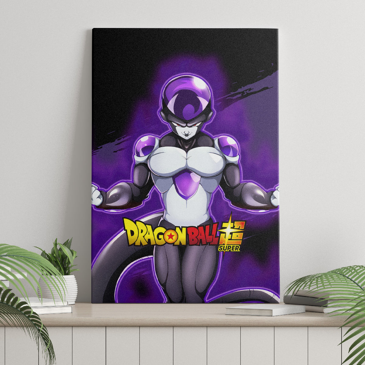 Black Frieza Dragon Ball Super Canvas Wall Art