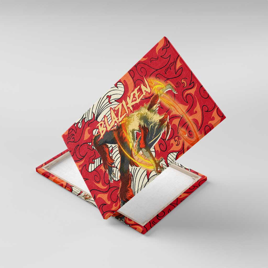 Blaziken Pokemon Canvas Wall Art Anime Style Ts04