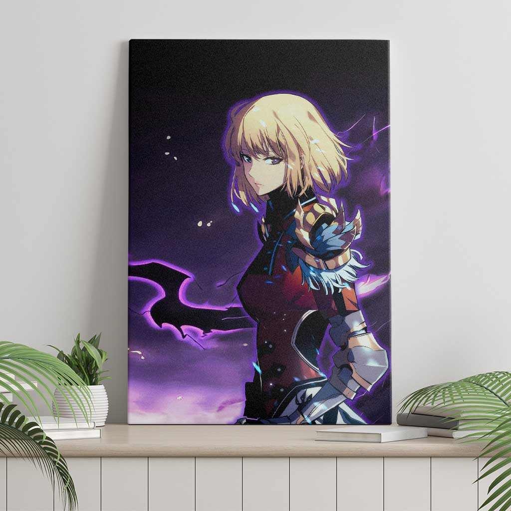 Cha Hae In Solo Leveling Canvas Wall Art Anime Style