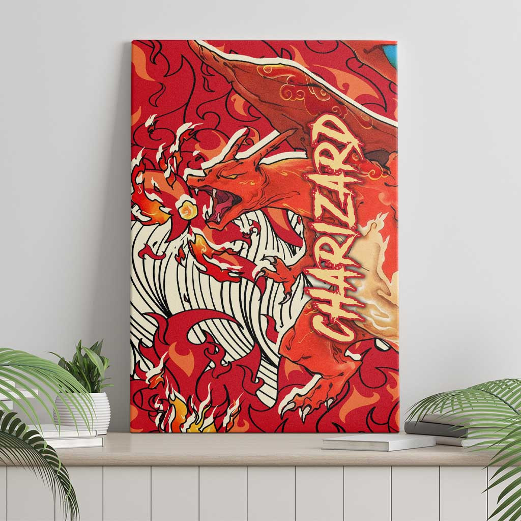 Charizard Pokemon Canvas Wall Art Anime Style Ts04