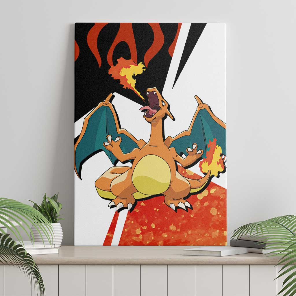 Charizard Pokemon Canvas Wall Art Anime Style Ts04