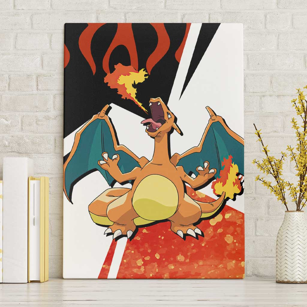 Charizard Pokemon Canvas Wall Art Anime Style Ts04