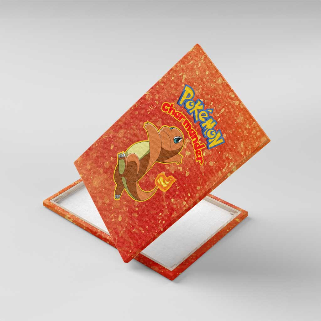 Charmander Pokemon Canvas Wall Art Anime Style